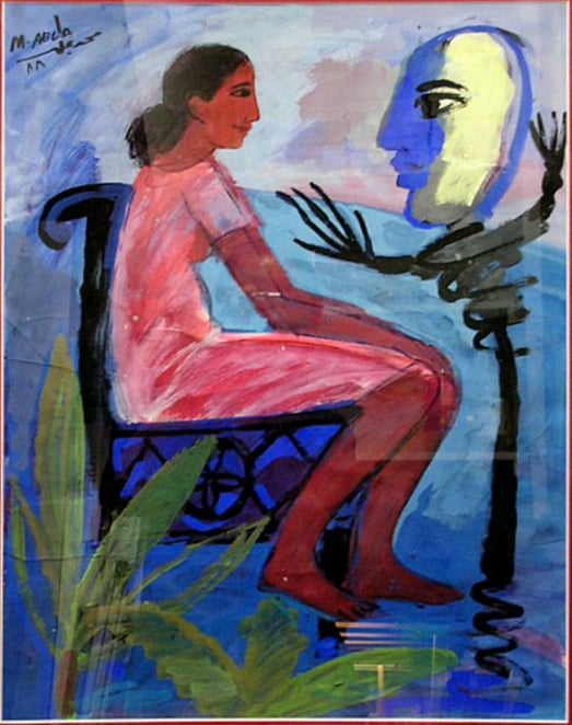 Conversation with Spirit - 21 x 16