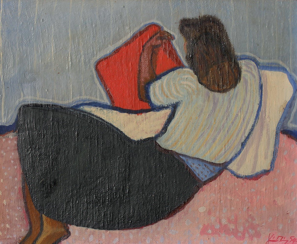 On The Sofa 20.75x24.25 
