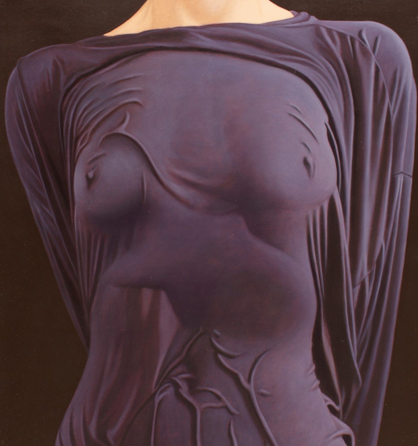 The Grey Shirt framed - 32x30
