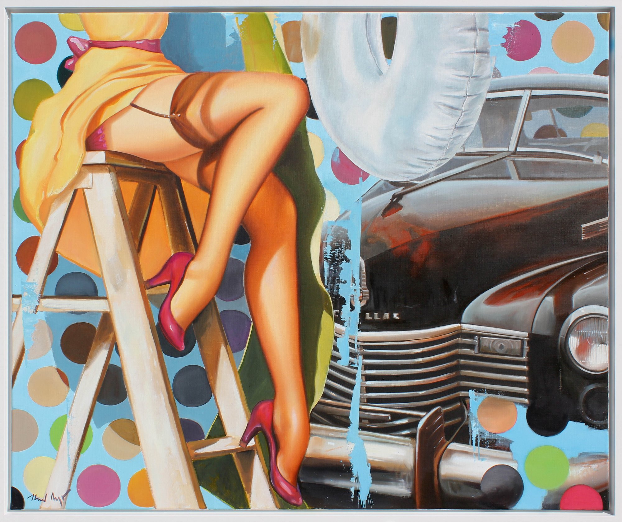 Cadillac - 41.25 x 49.25 framed