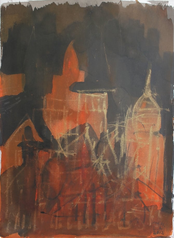 Secrets of a city - 30x22