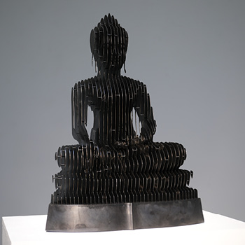 Small Black Buddha 350x350