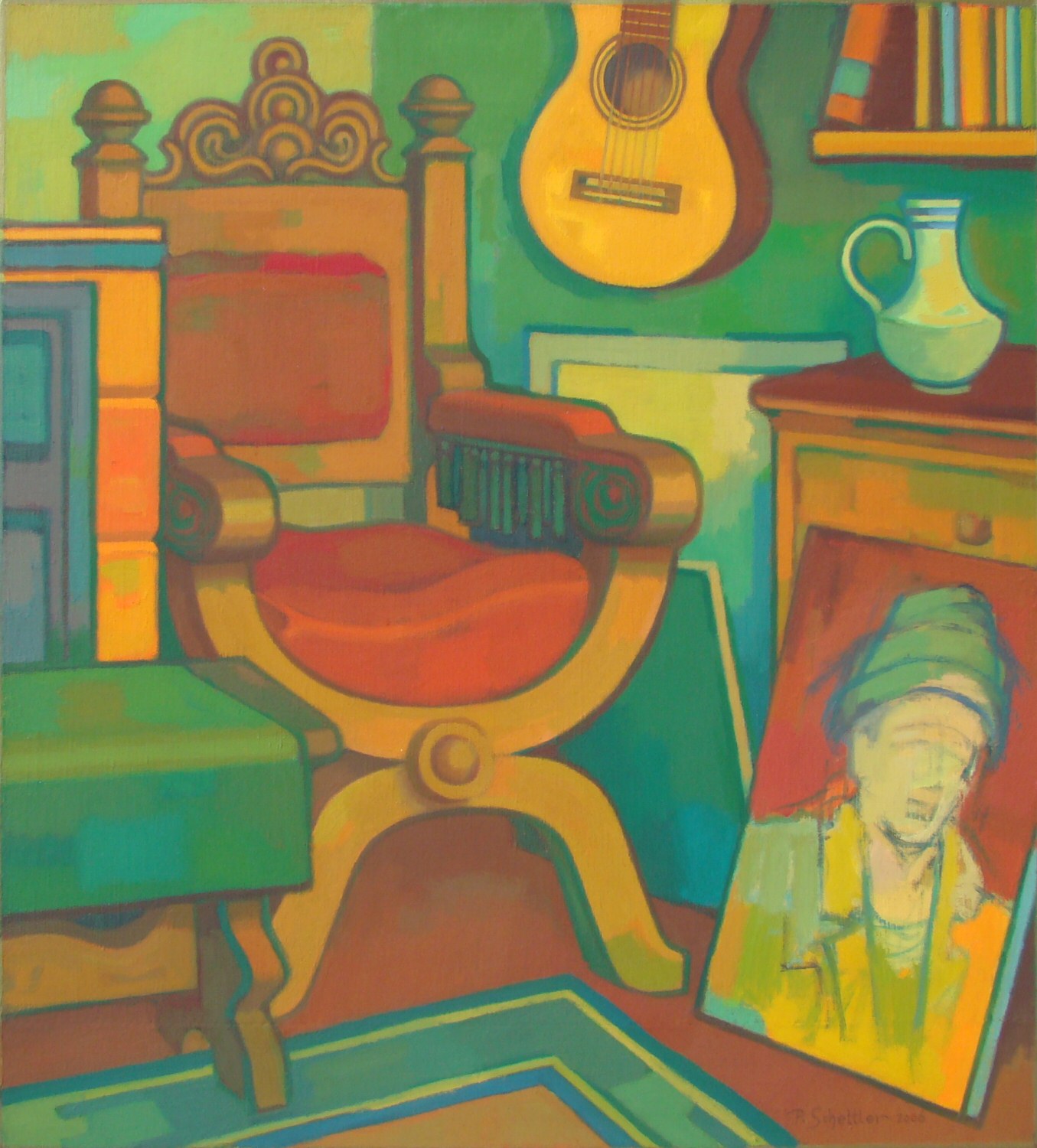 Schettler - Interior With Guitar