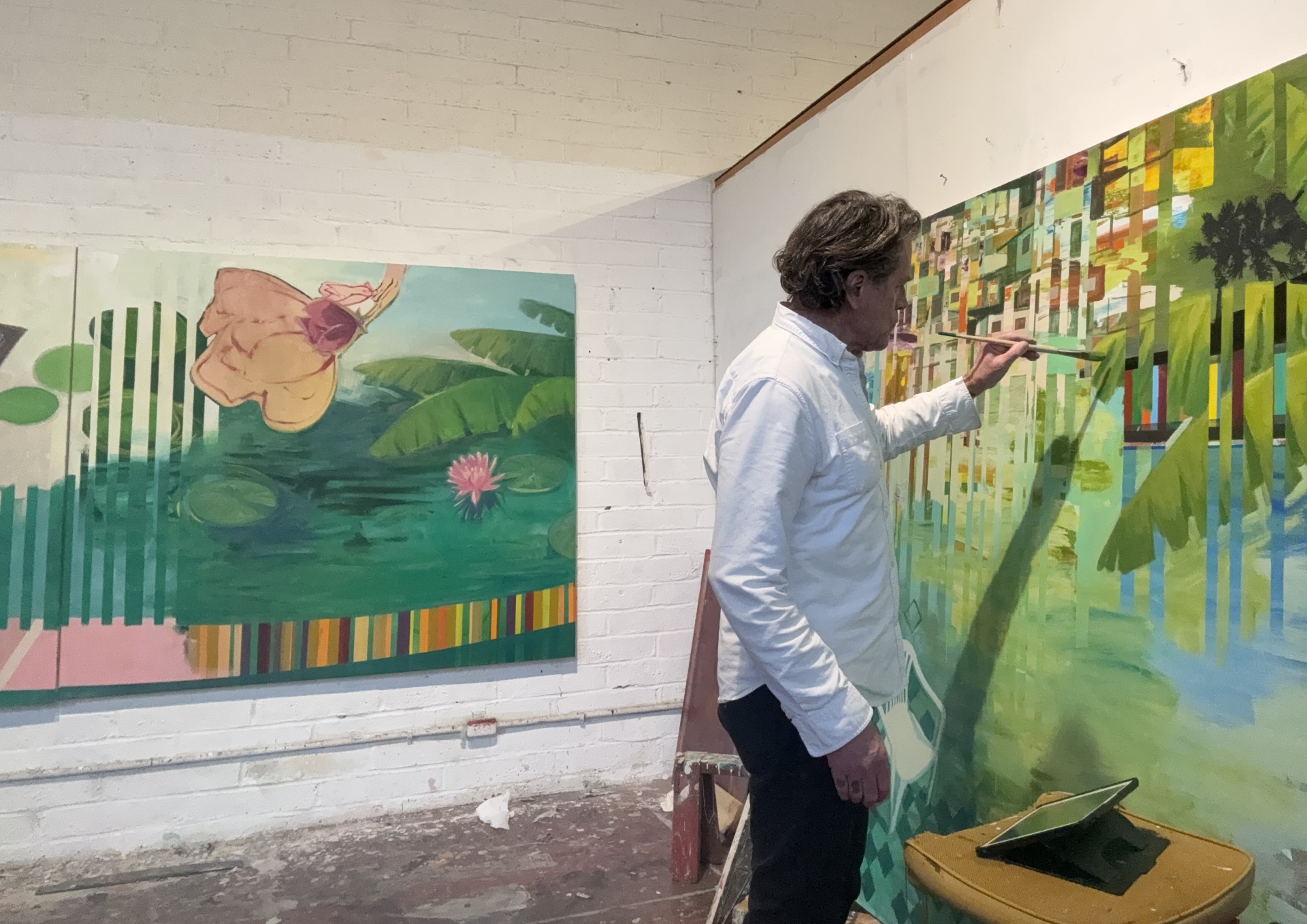 Greenberg in the studio 5