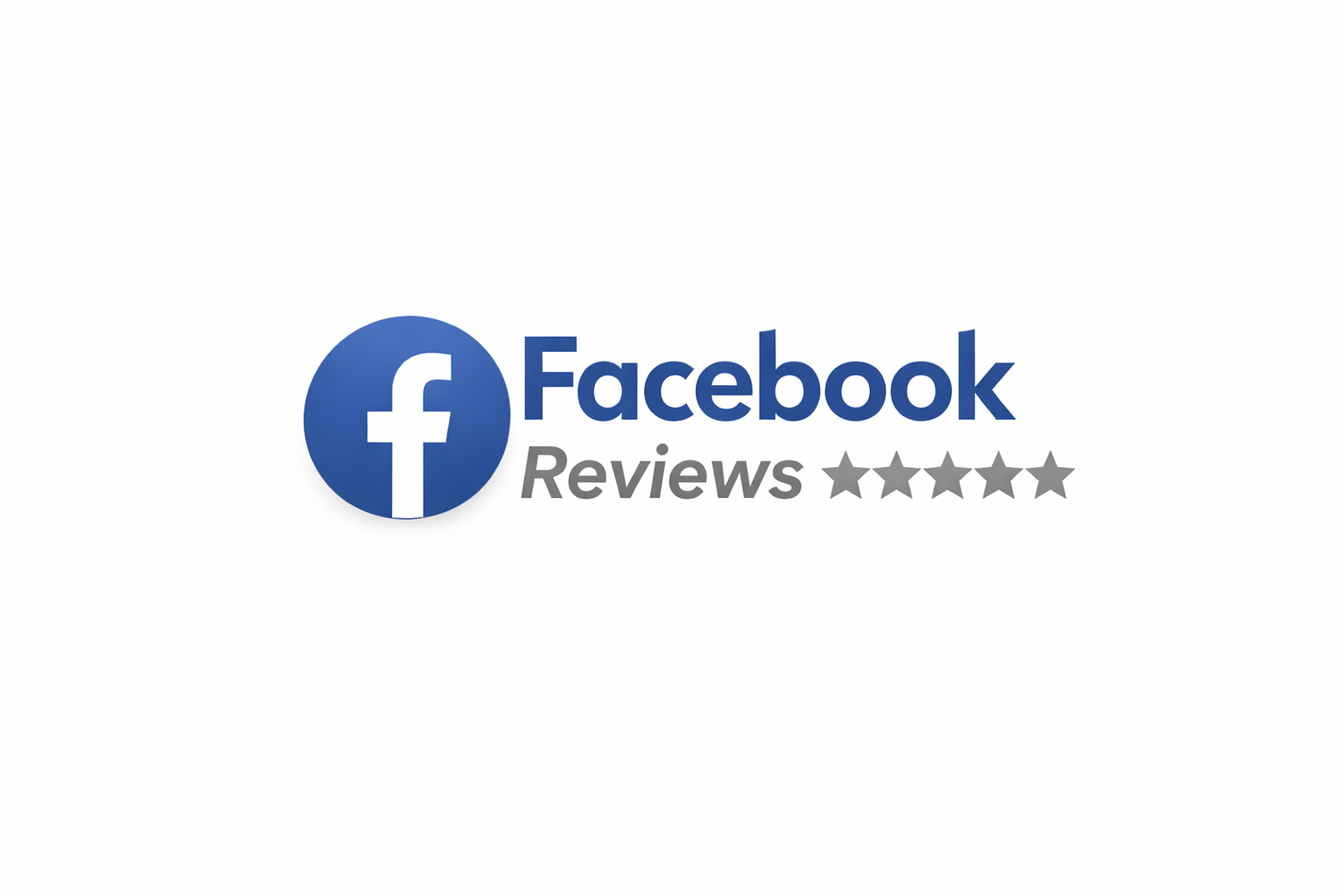 Facebook Reviews logo on white background