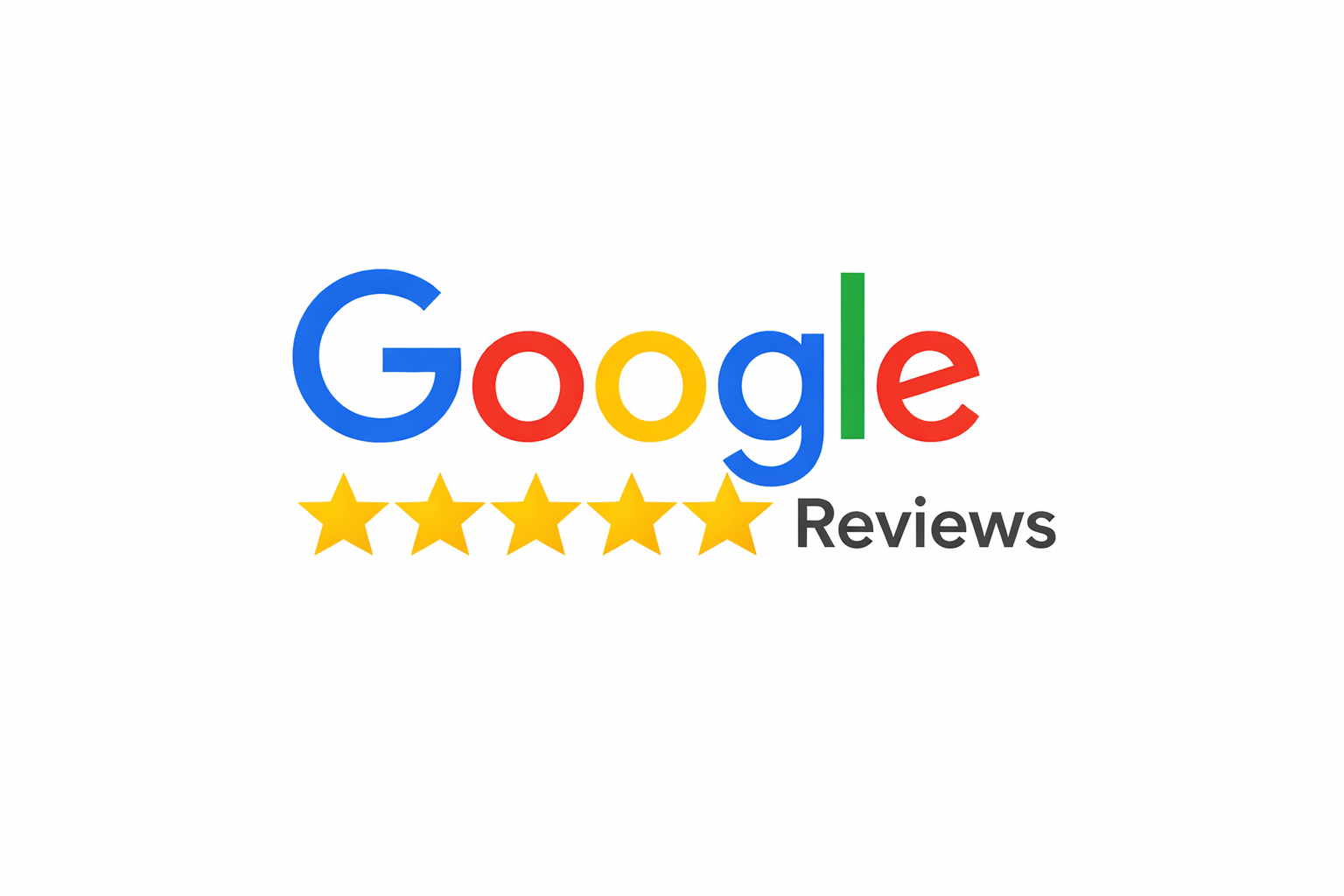 Google Reviews logo with stars